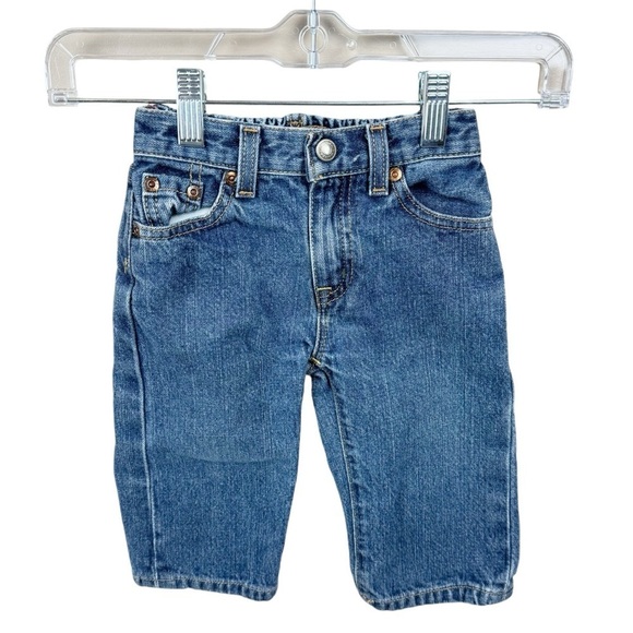 Ralph Lauren Polo Jean Co. Snap Button 100% Cotton Jeans Size 18 Months - Picture 1 of 7
